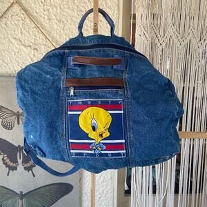 Denim Vintage Tweety Sport Duffel